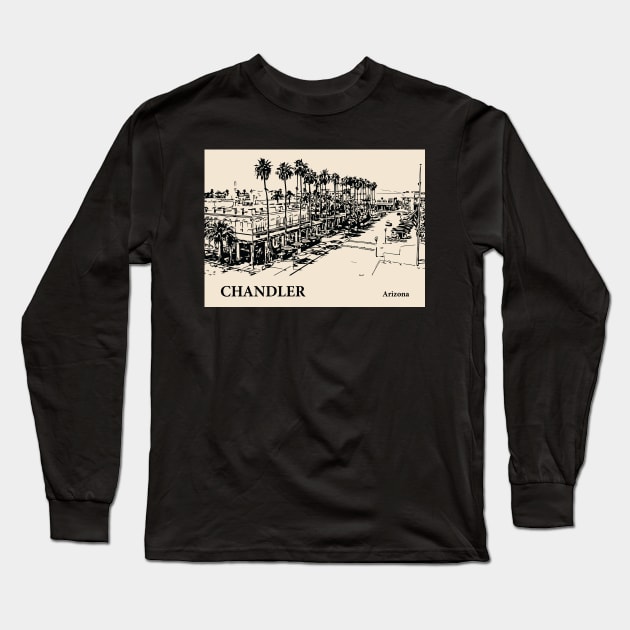 Chandler - Arizona Long Sleeve T-Shirt by Lakeric